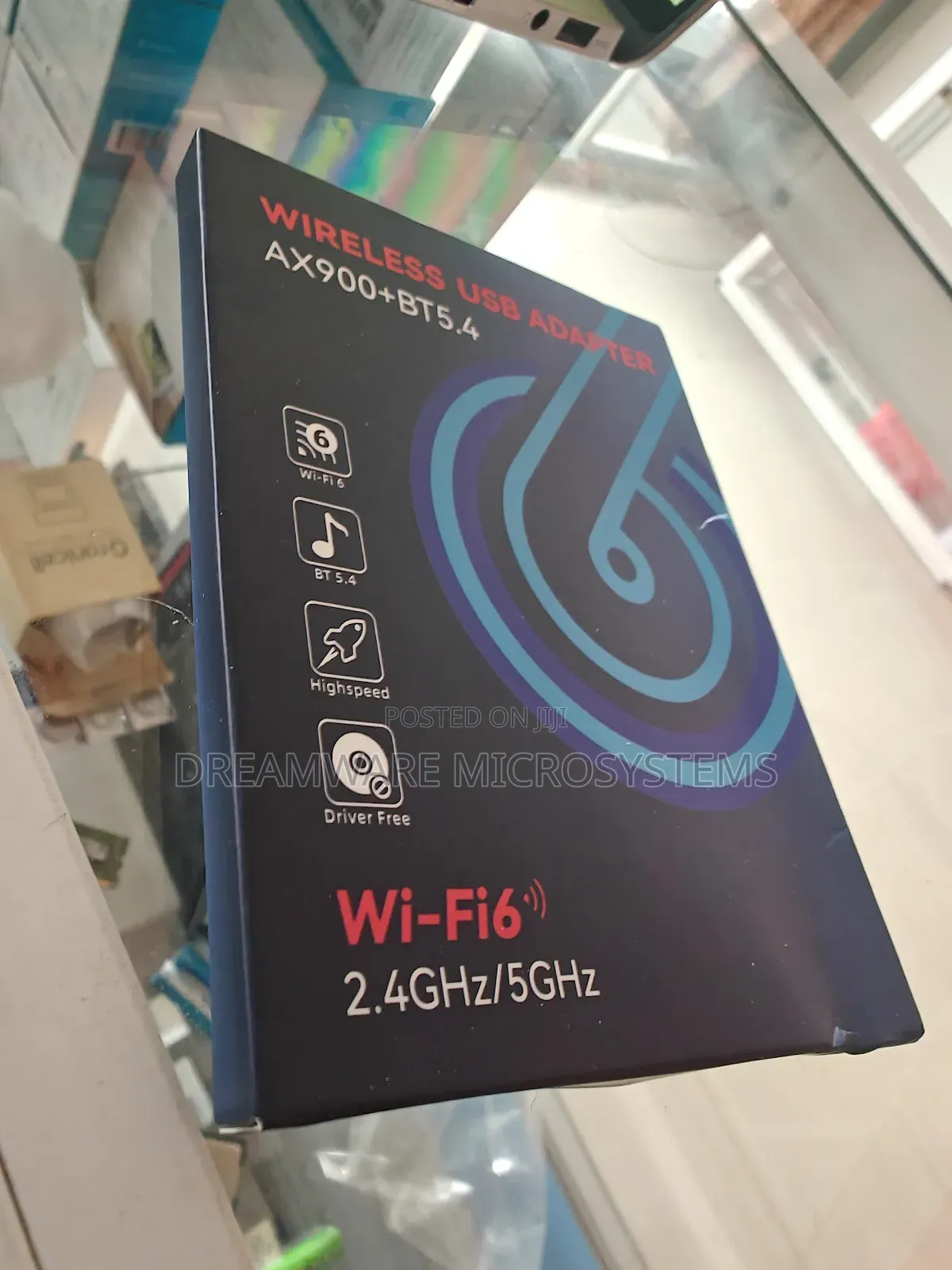 Wireless Usb Adapter Wi-Fi6 2.4ghz/5ghz With Bt 5.4