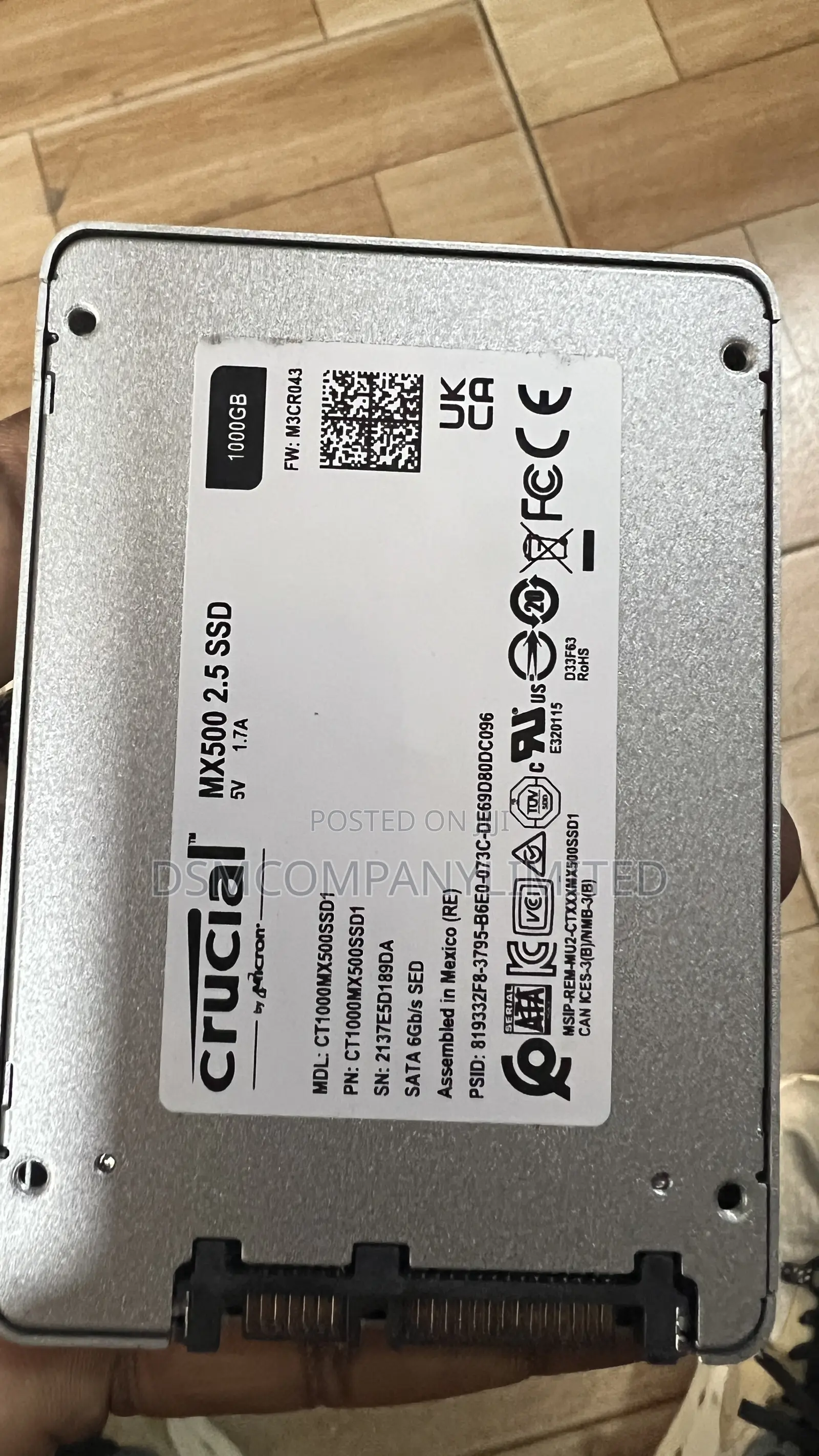 Sata SSD 250gig, 500gig , 1tb