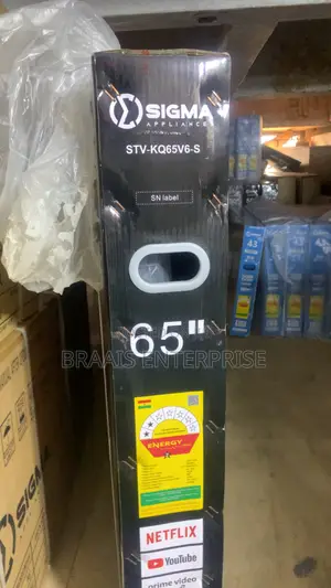 Sigma 65′′ Qled Smart Android Frameless Satellite Tv