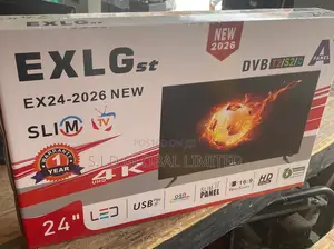 Exlg 24" Tv Perfect Compact Viewing For Bedroom Or Kitchen