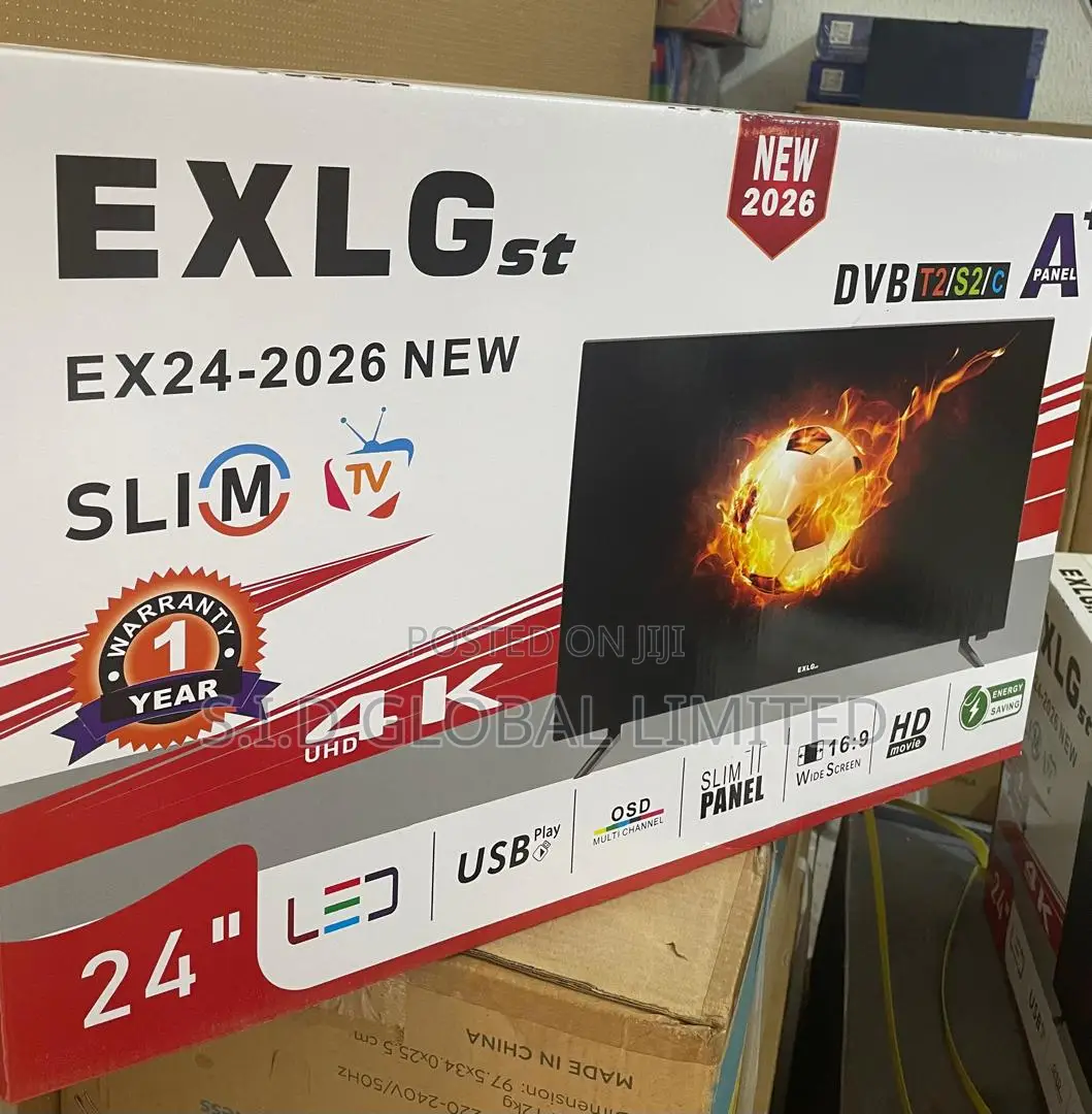 Crystal Clear 24" 720p Hd Ready Exlg Television