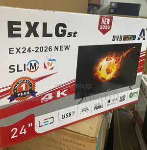 Crystal Clear 24" 720p Hd Ready Exlg Television