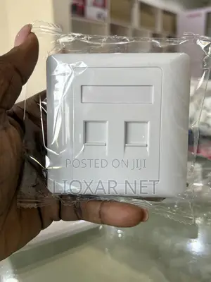 Cat 6 Double Faceplate