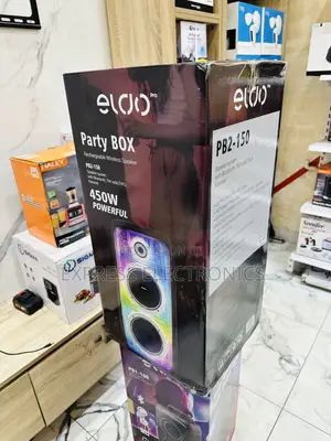 Authentic Sleek Black Wireless Eldo Pb1-100 Double 6,5"