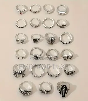 Luxury Men’S Ring Set (5pcs) – Bold Stylish Designs