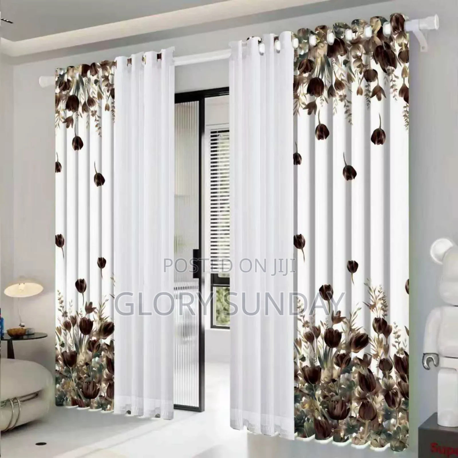 4in1 Cotton Made Curtains