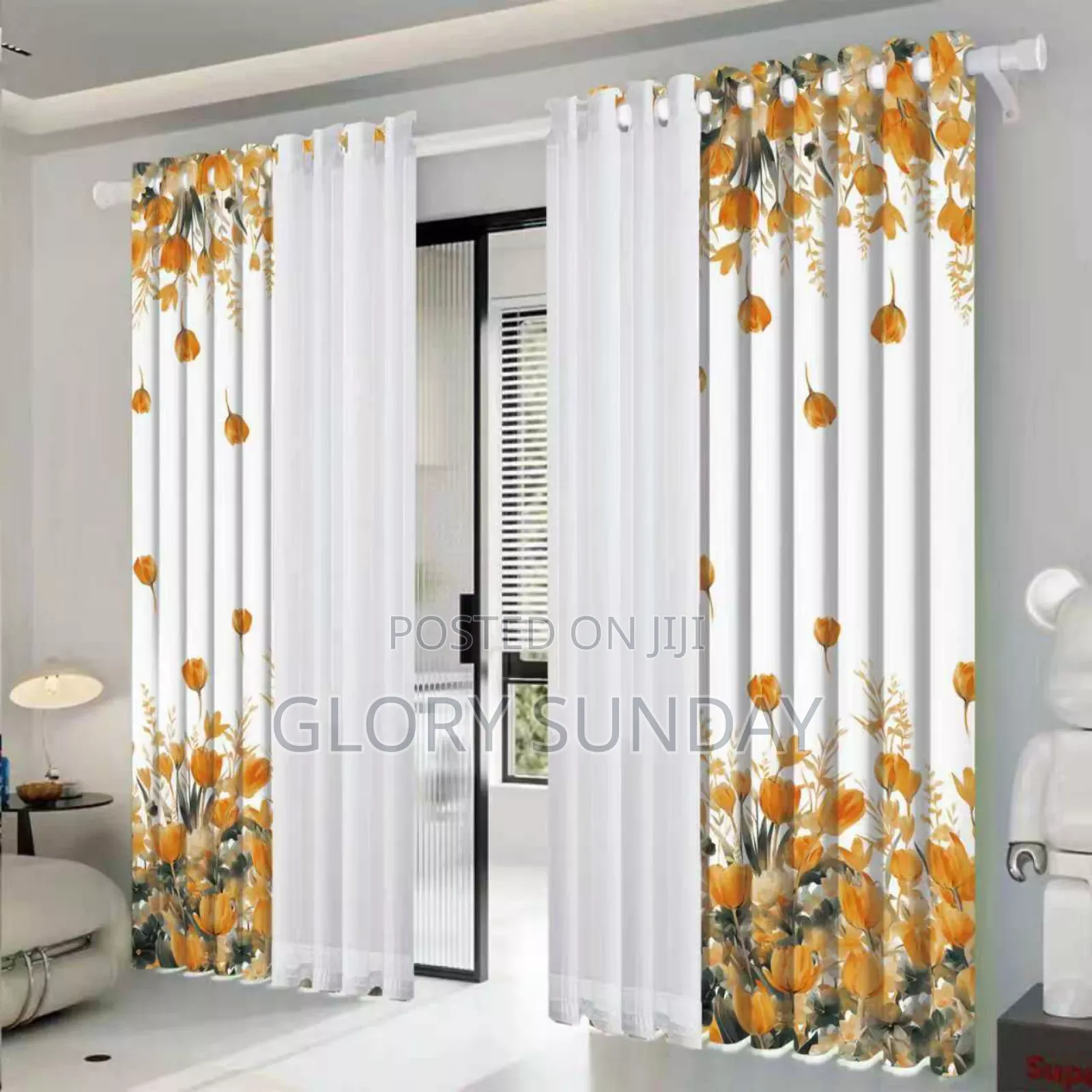 4in1 Cotton Made Curtains