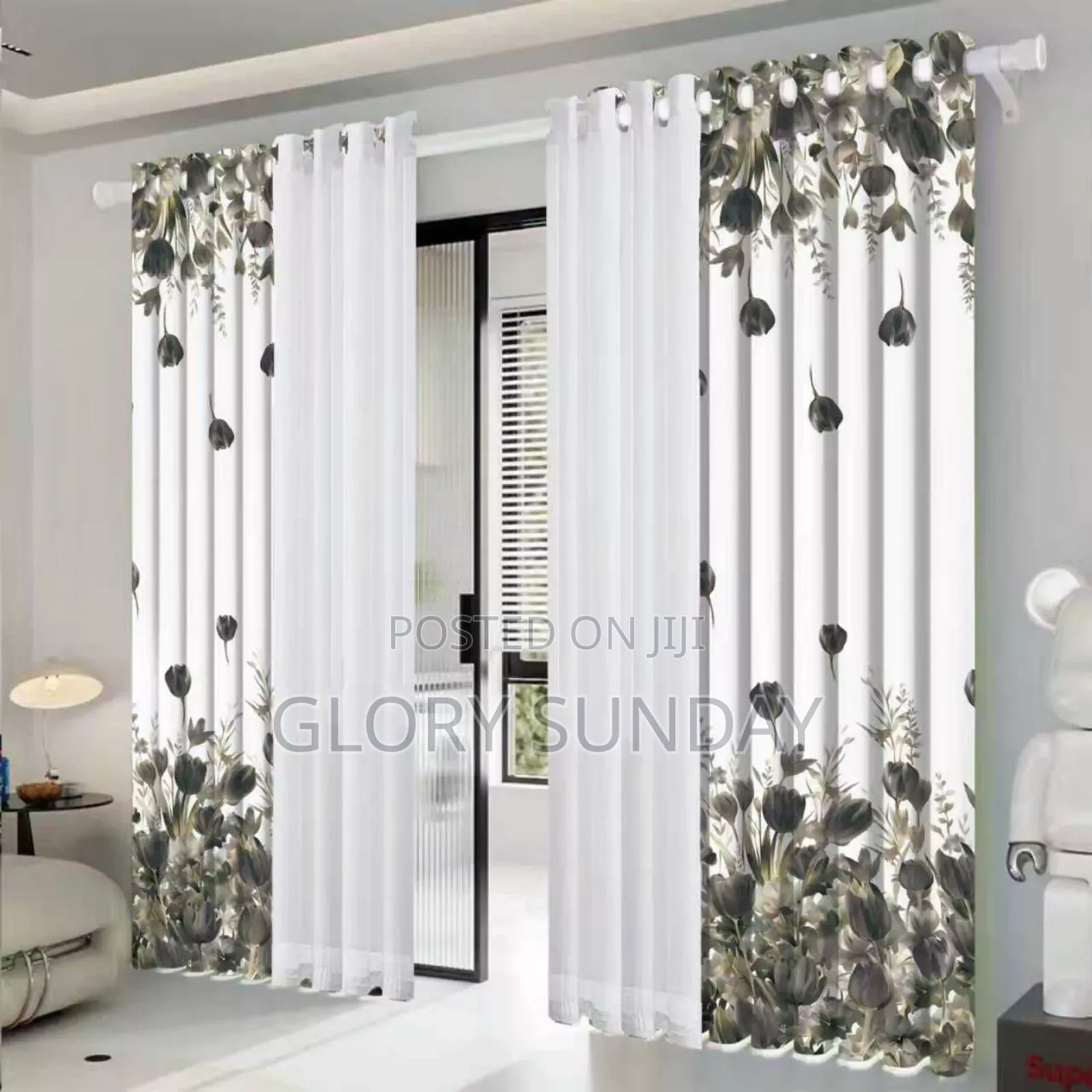 4in1 Cotton Made Curtains