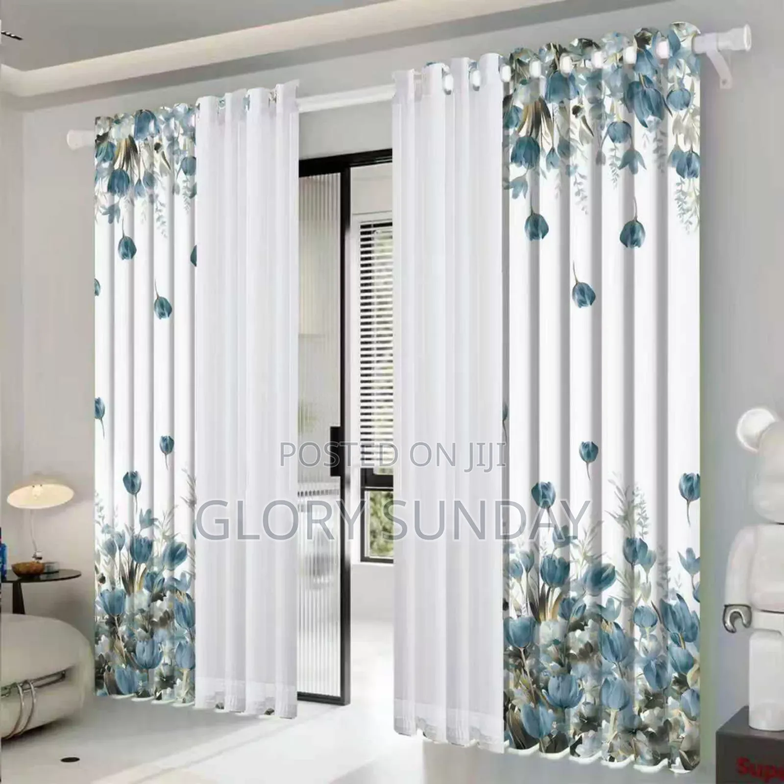 4in1 Cotton Made Curtains