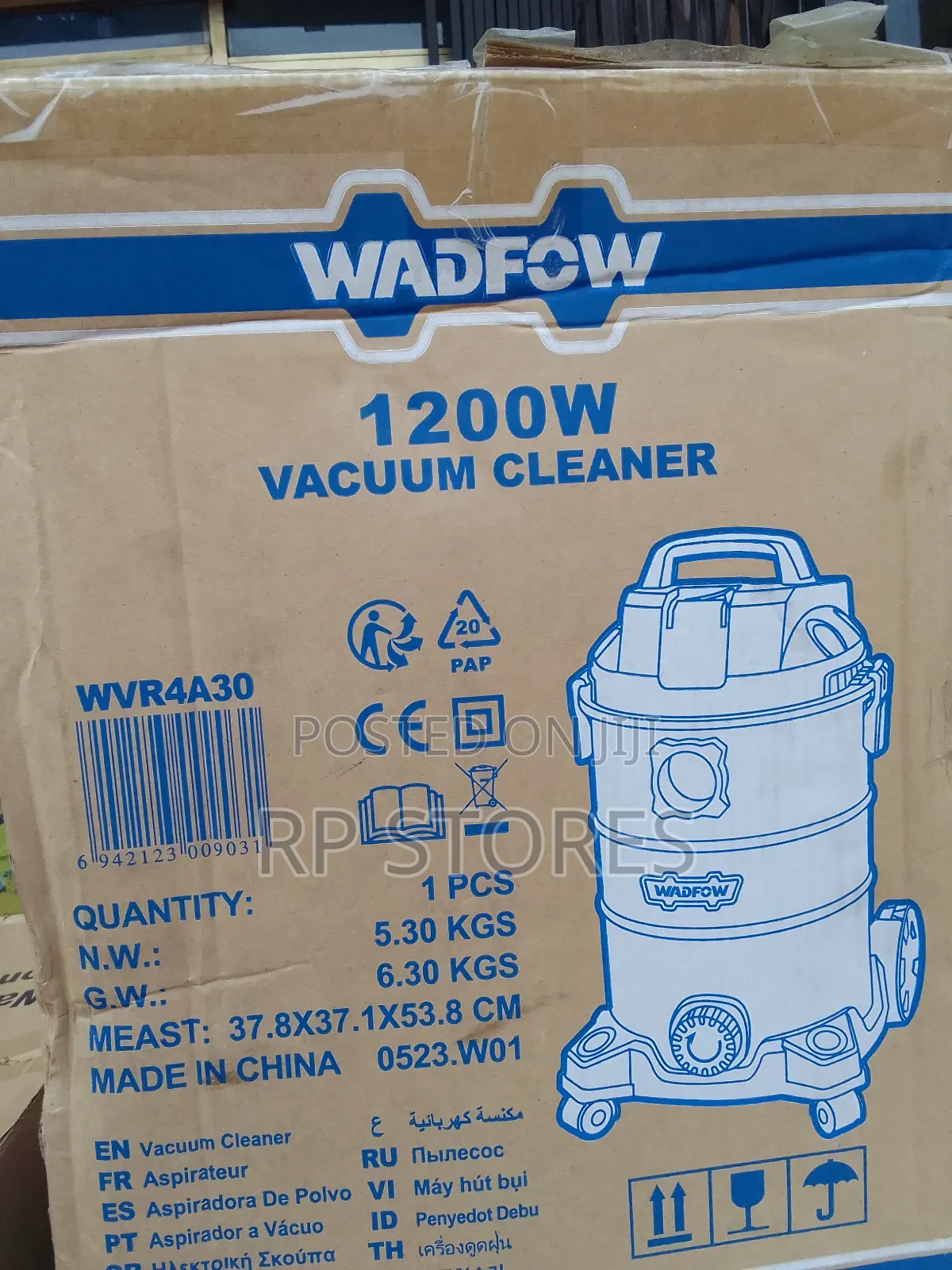Wadfow Vacuum Cleaner 30l/ 1200w