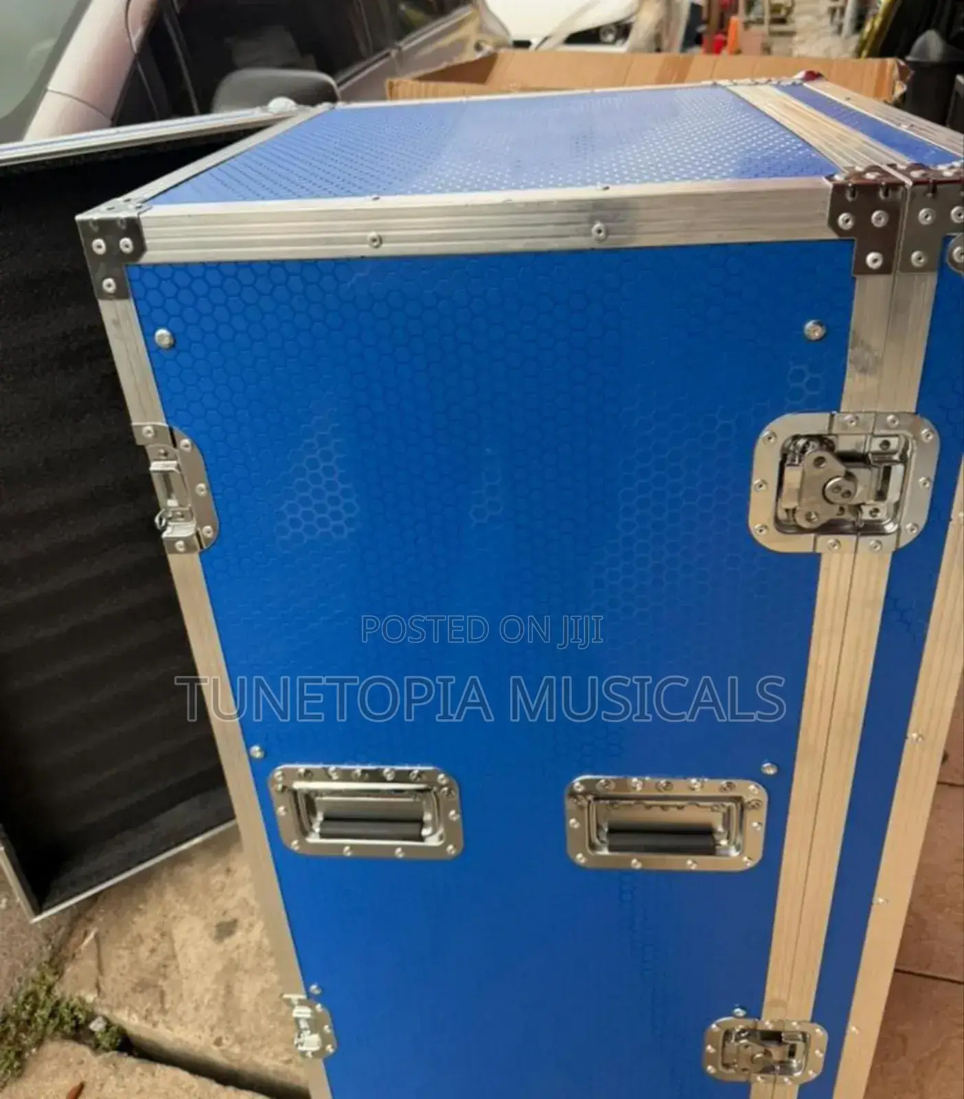 18u Paded Amplifier Rack (Straight)