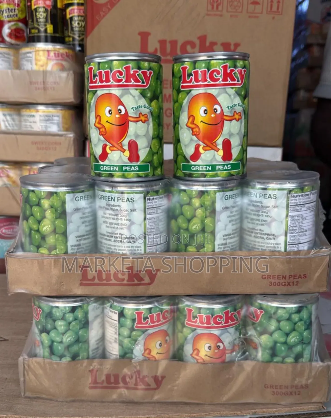 Lucky Green Peas 300gx12