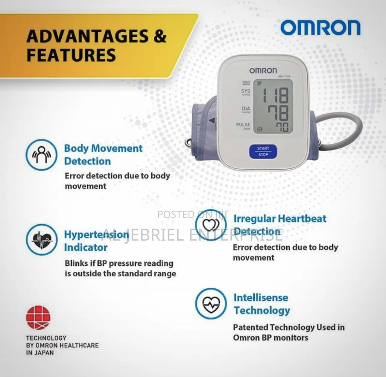 Omron Blood Pressure Monitor
