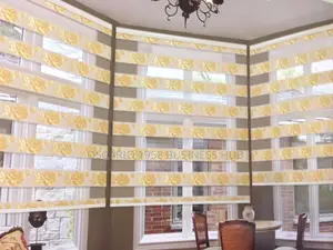 Luckup Zebra Design Curtain Blinds 