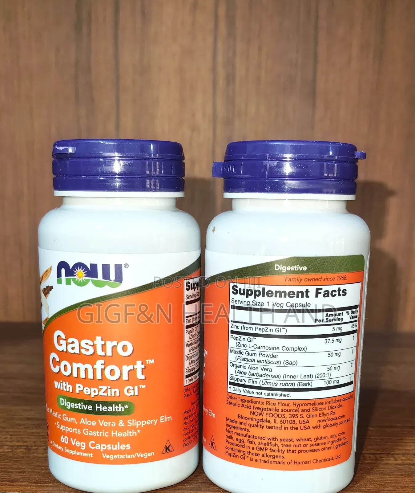 Gastro Comfort, With Pepsin Gi, 60 Vegcapsules (Stomach Discomfort)