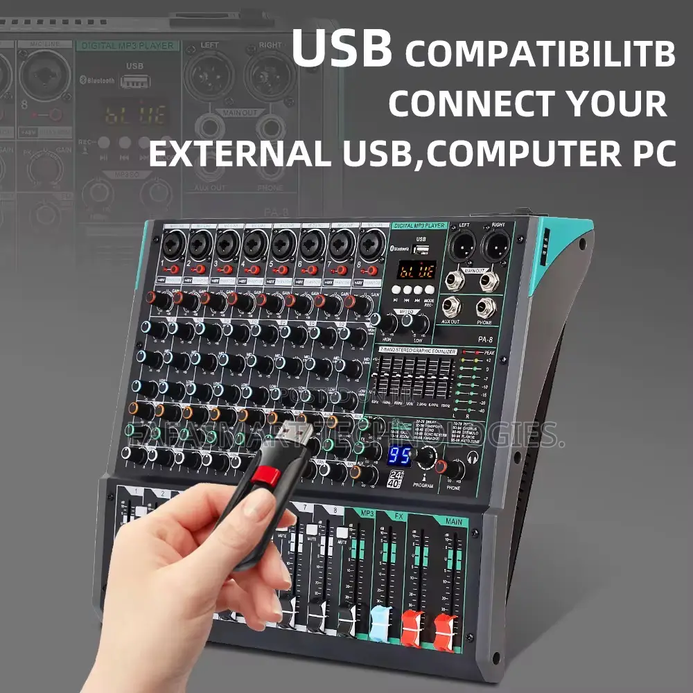 8channel Audio Mixer