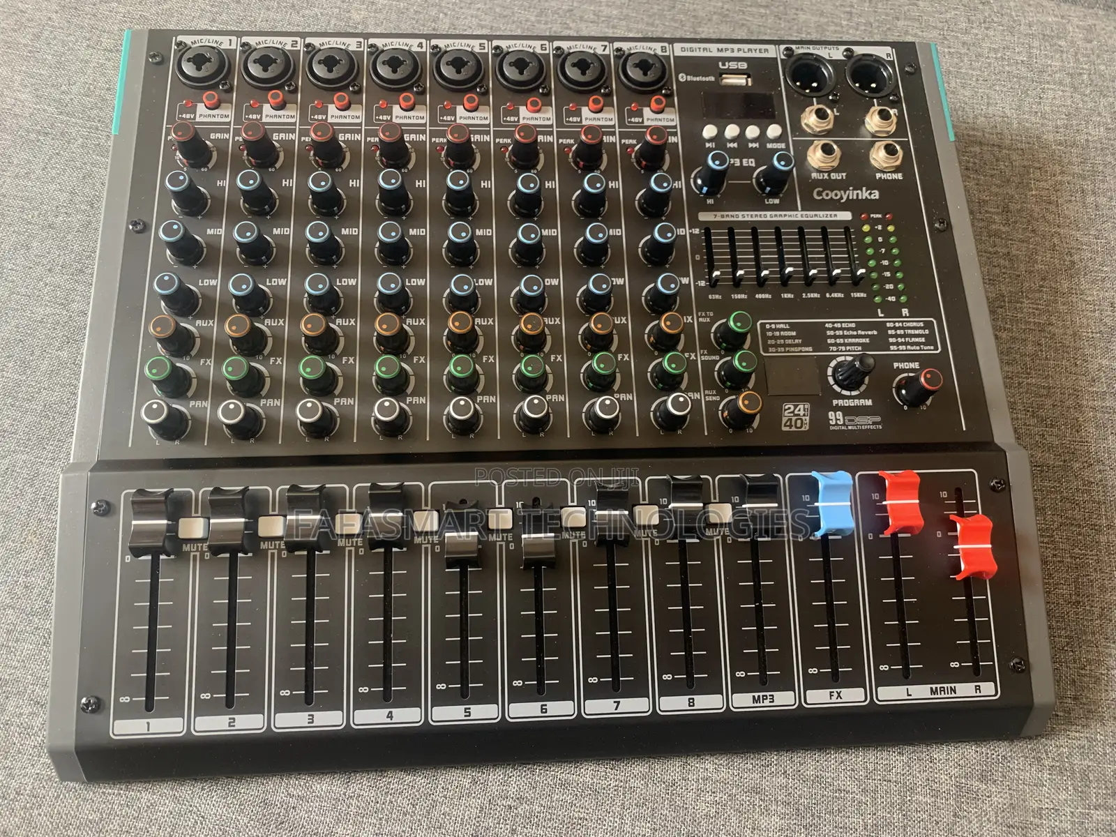 8channel Audio Mixer