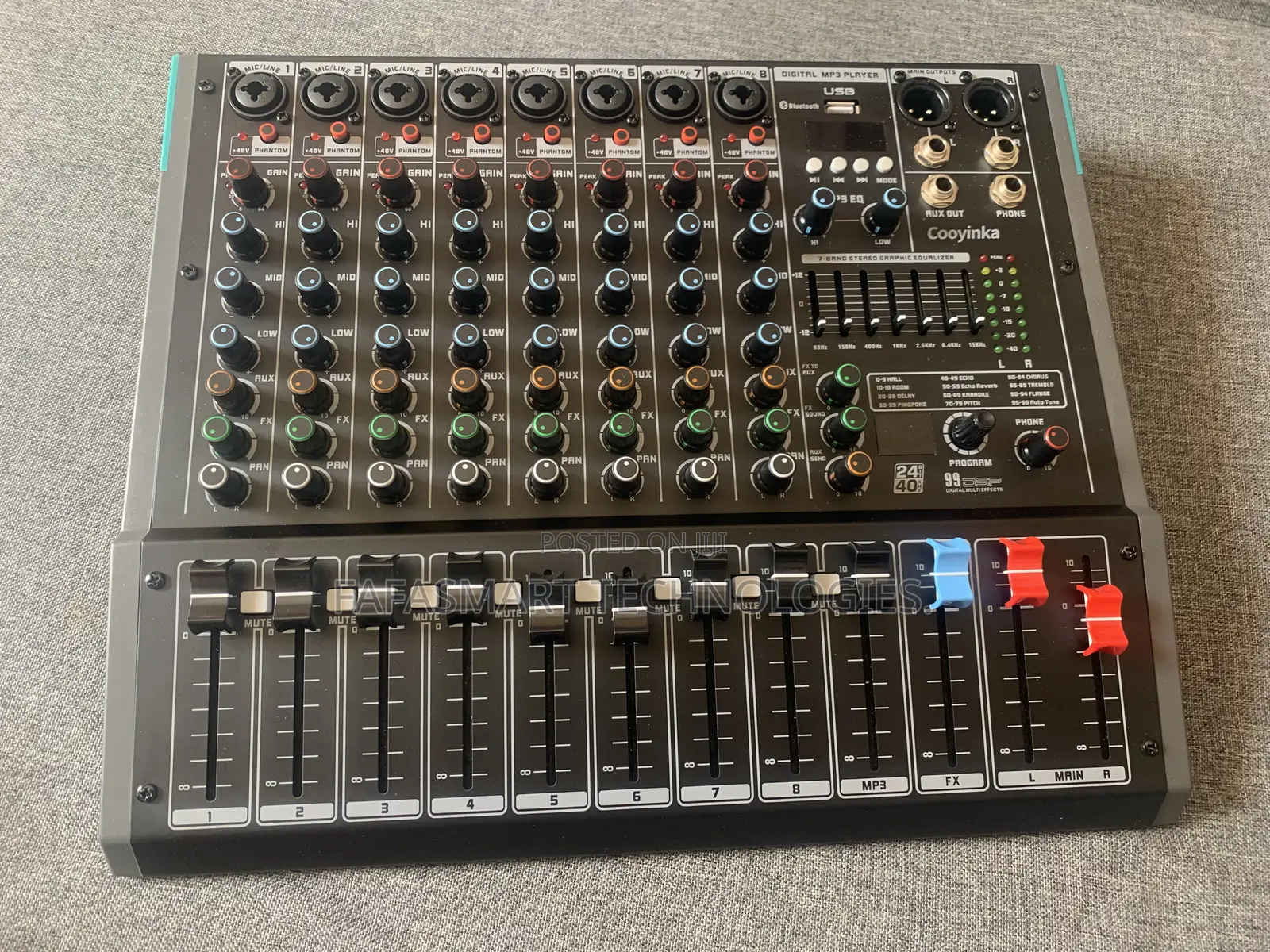 8channel Audio Mixer