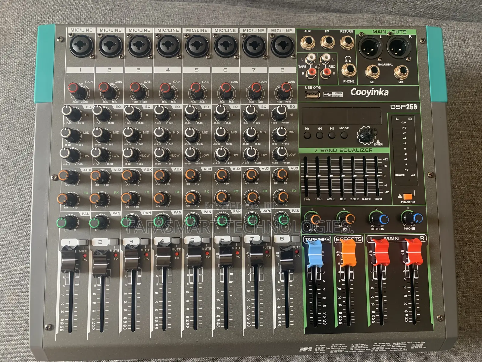 8ch Powered Mixer