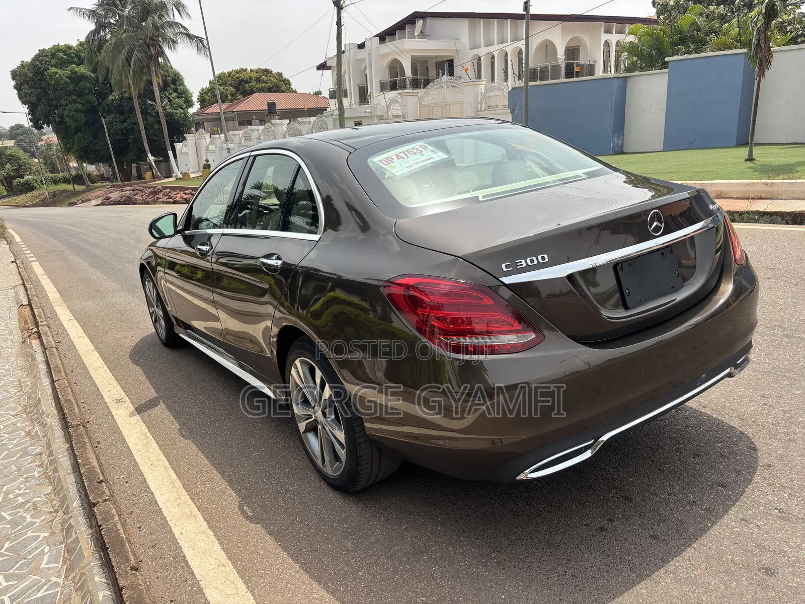 Mercedes-Benz C300 Sport 4Matic Sedan AWD (2.0L 4cyl 7A) 2017 Brown