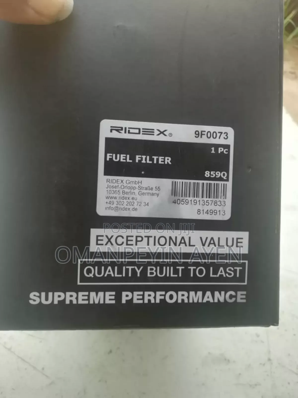 Range Rover Evoque Diesel Filter