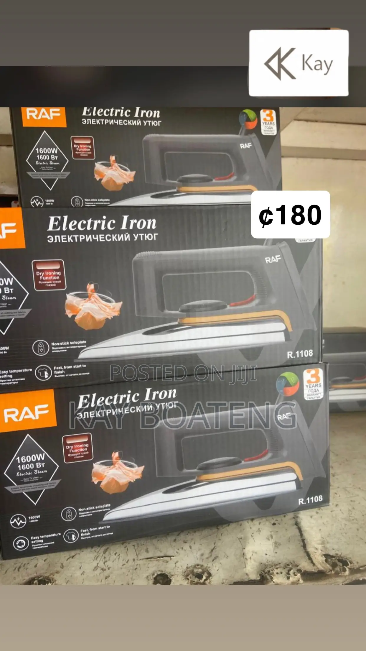 Raf Electric Iron