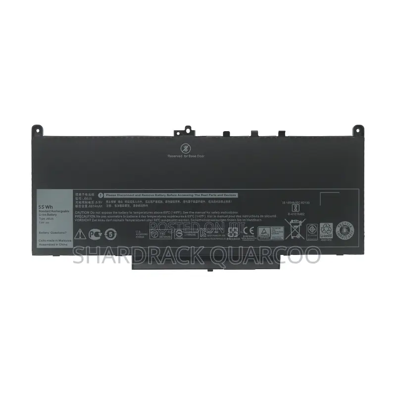 J60j5 7.6v 55wh Laptop Battery for Dell Latitude E7270 E7470