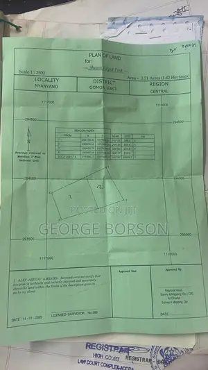 22 Plots of Land for Sale at Nyanyano Few Metres From the Beach