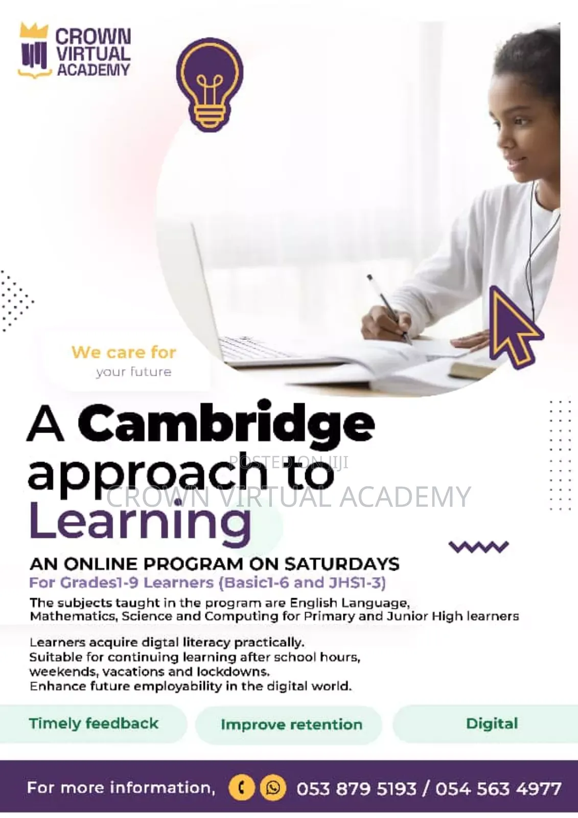 Crown Virtual Academy, a Cambridge Approach to Learning