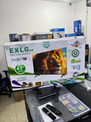 Exlg 43 Inch High Picture Quality Smart Android Digital Satellite Tv
