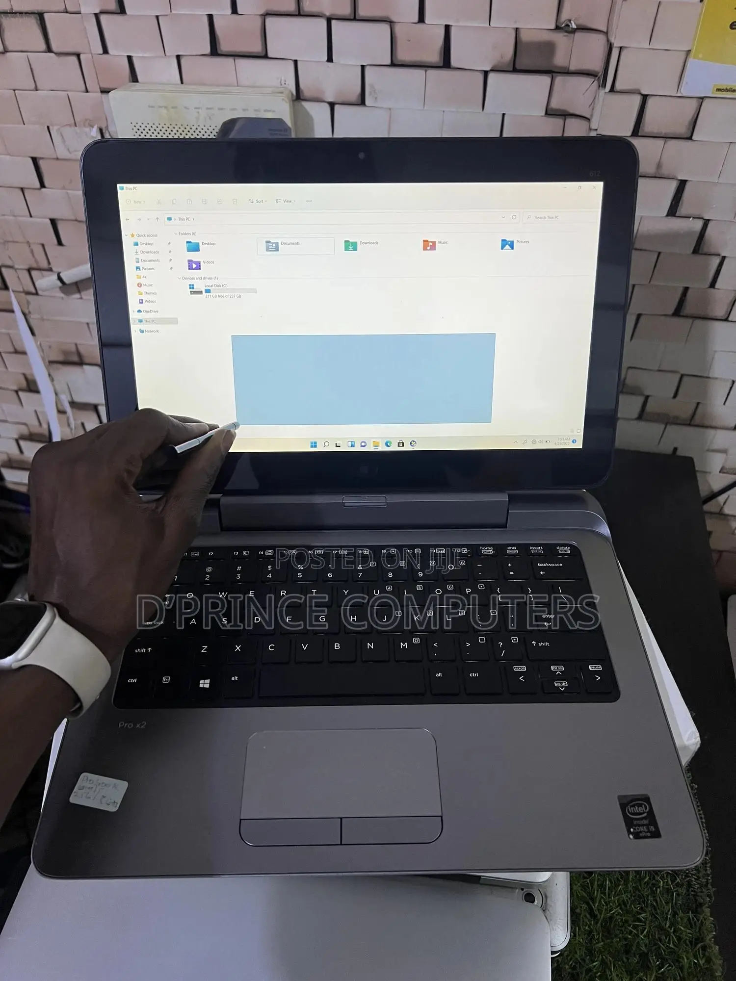 Laptop HP Pro X2 612 G1 8GB Intel Core i5 SSD 256GB