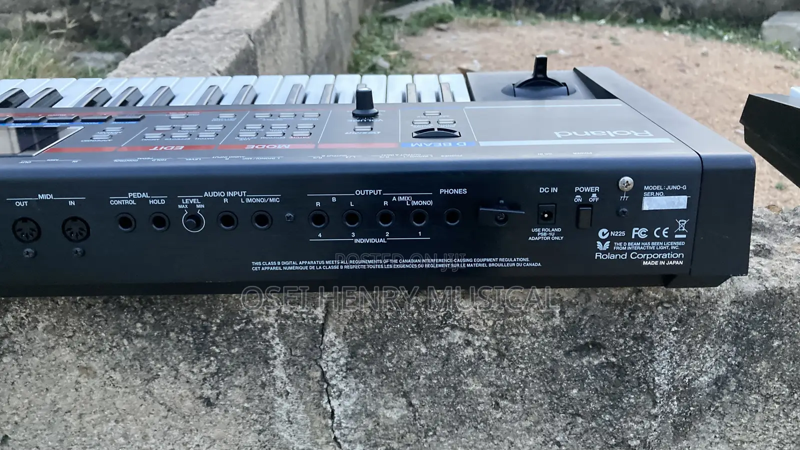 Brand New Roland Juno” G” From Netherlands