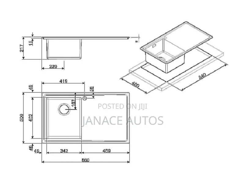 Smeg Sink Mira Ld861d-2