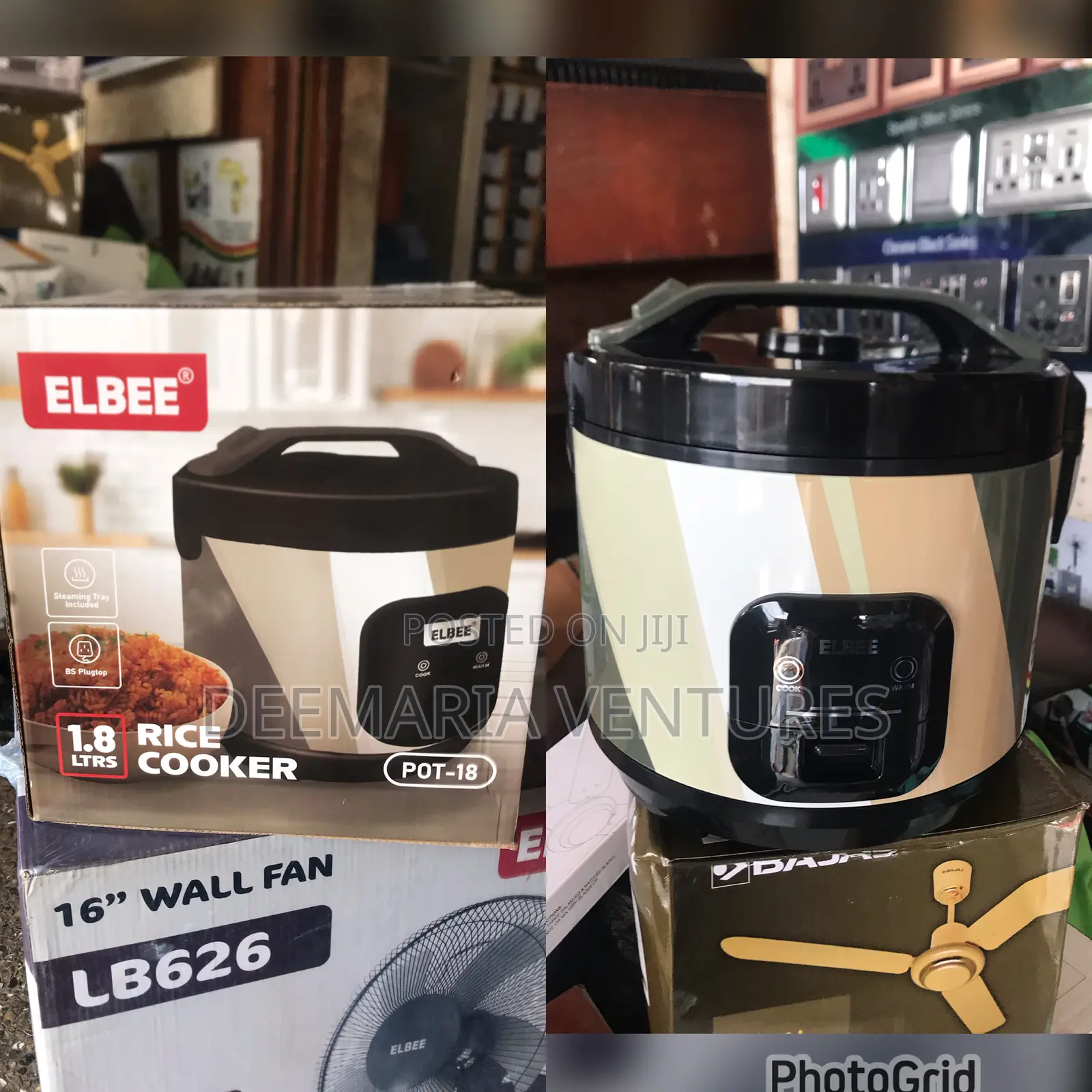 Elbee 1.8ltrs Rice Cooker (Pot - 18)