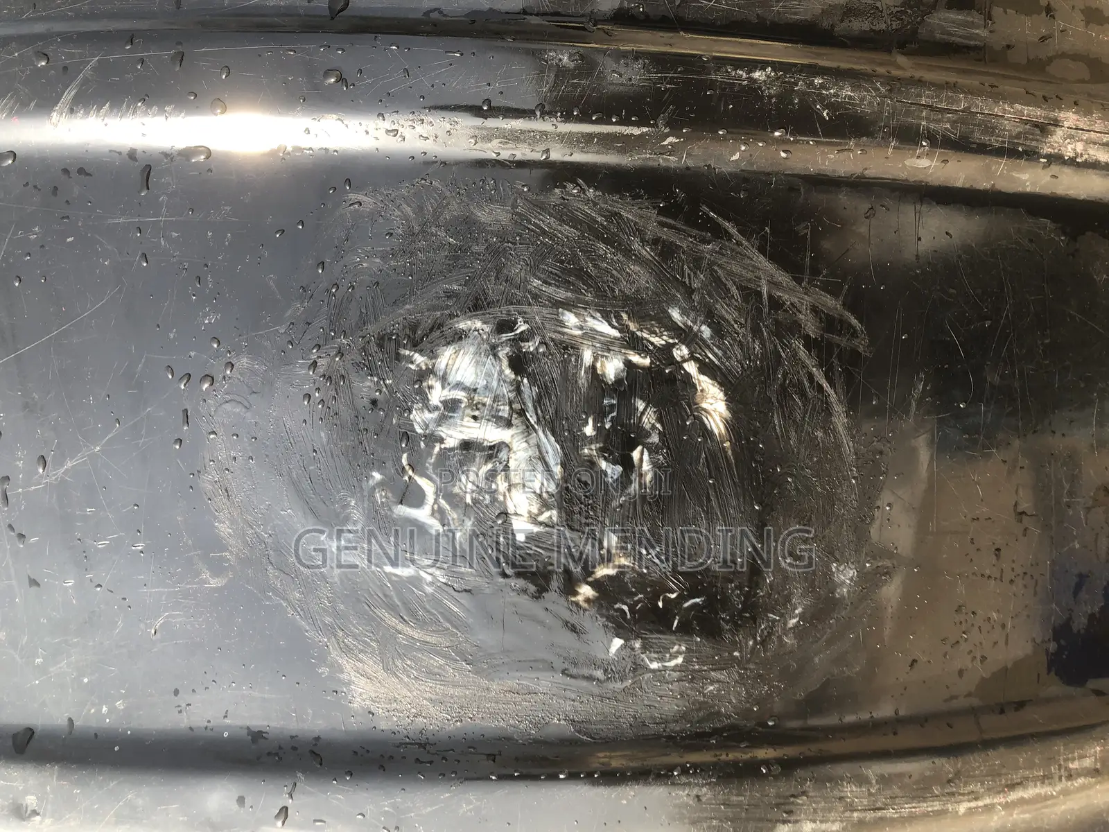 400 LTRS Polytank Burnt Repaired