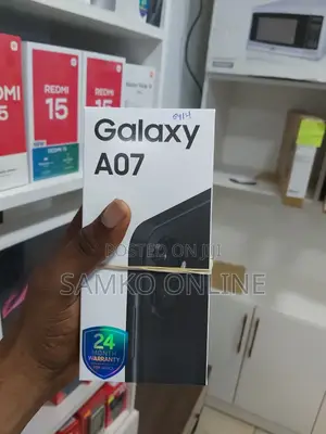 New Samsung Galaxy A07 4G 128 GB Black