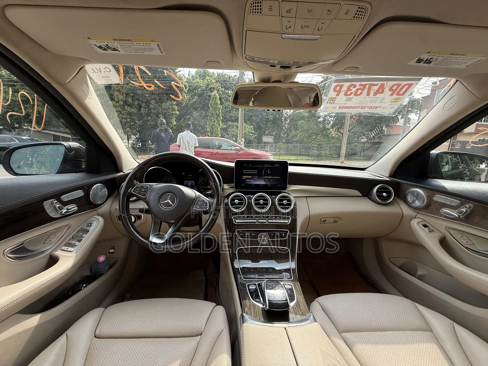 Mercedes-Benz C300 Luxury 4matic Sedan AWD (2.0L 4cyl 7A) 2017 Brown