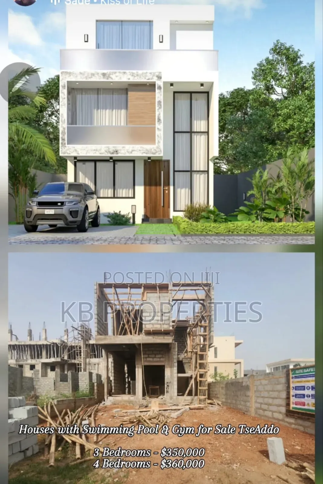 Furnished 4bdrm Duplex in Kb Properties, Tseaddo for sale
