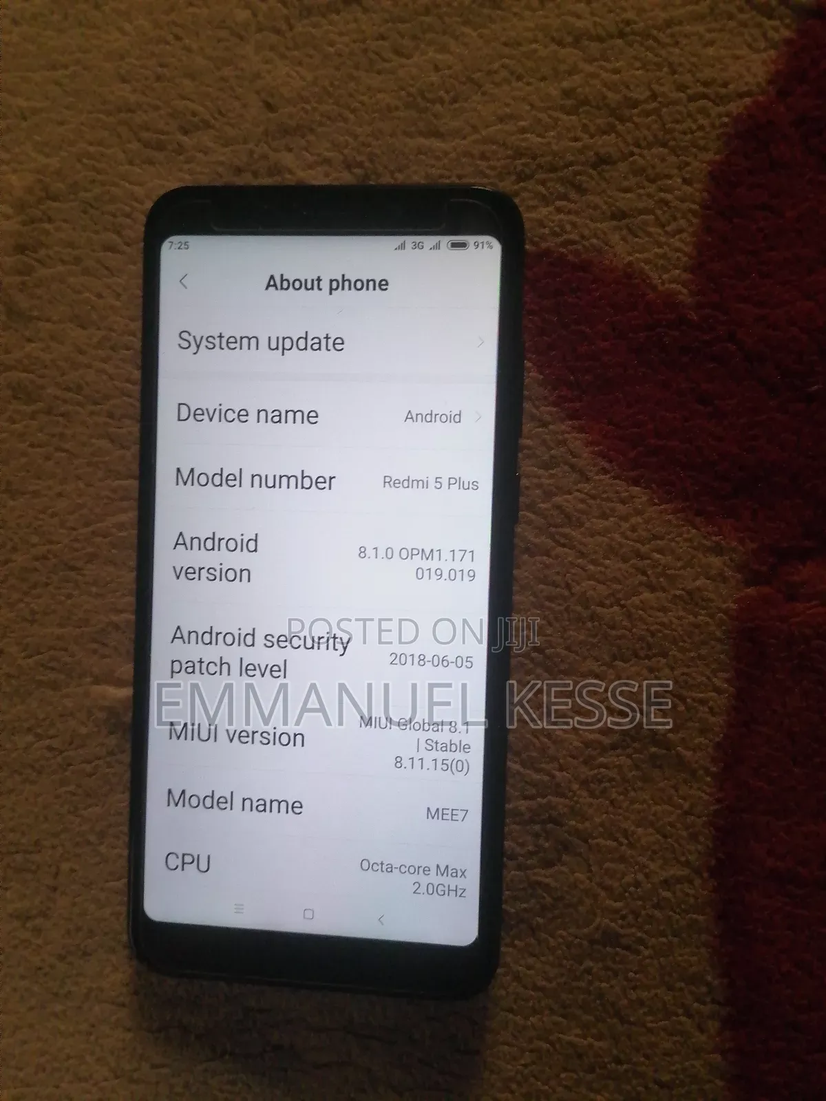 Xiaomi Redmi 5 Plus 64 GB Black