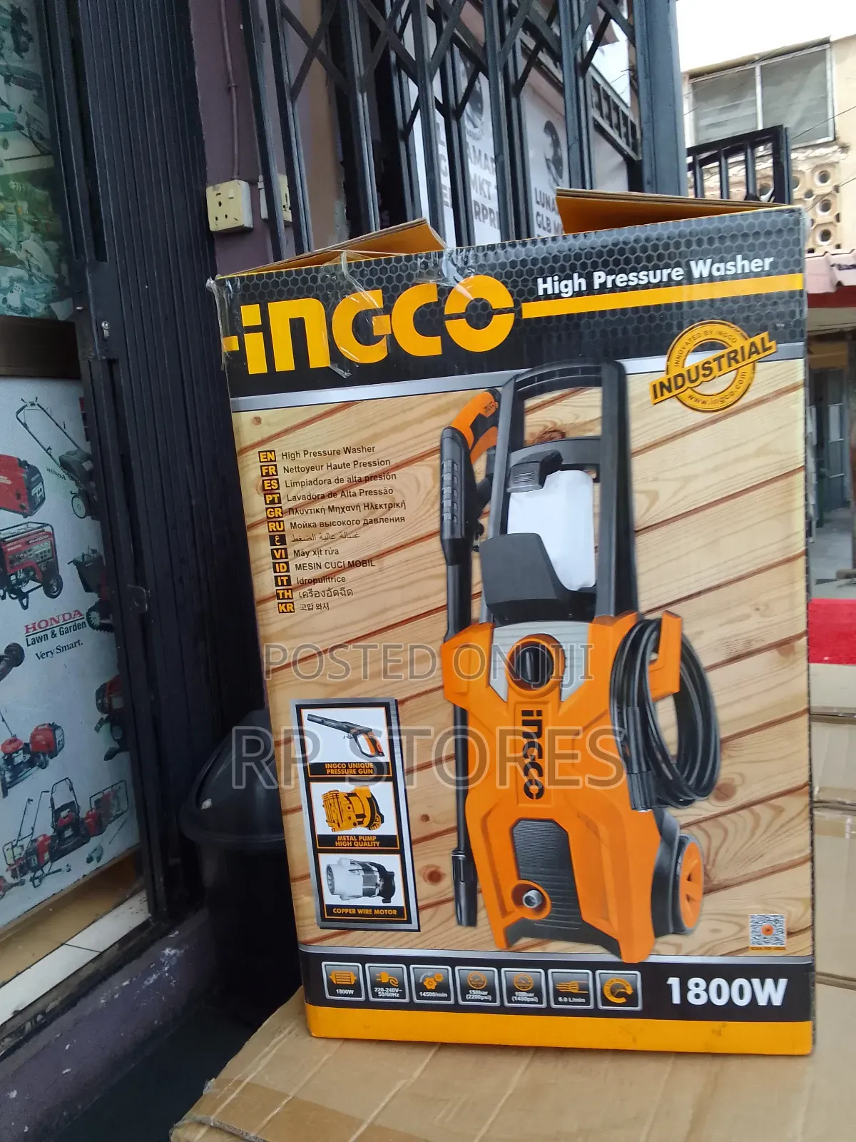 Ingco Pressure Washer 1800w