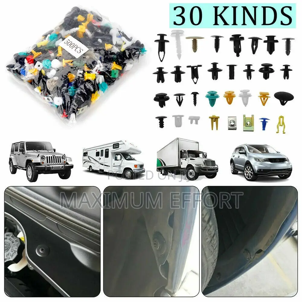 Bumper Clips and Rivets for All Cars