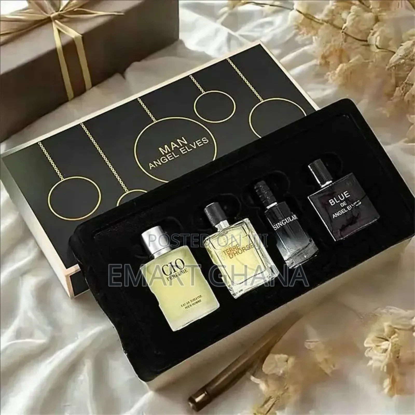 4pcs Men Perfumes Long Lasting Perfume Set Fragrances Deodorants Gift