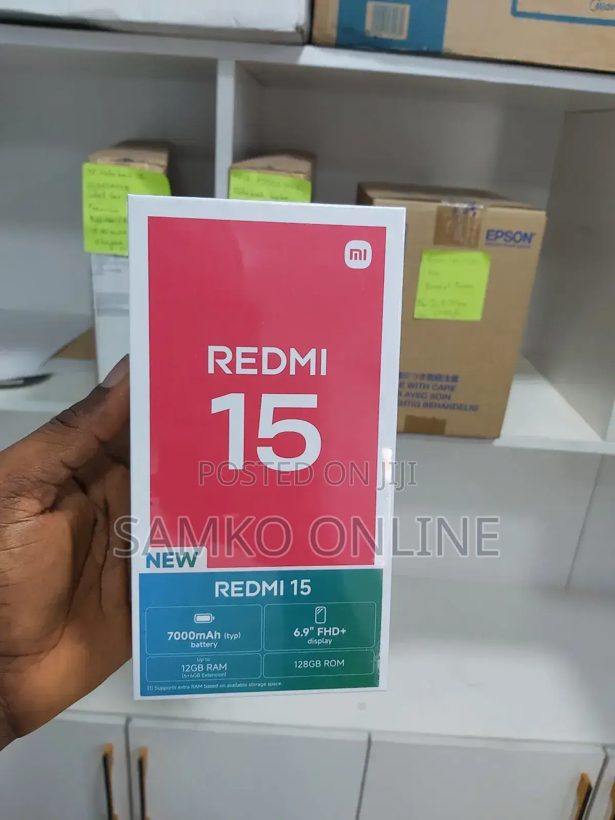 New Xiaomi Redmi 15 128 GB Black