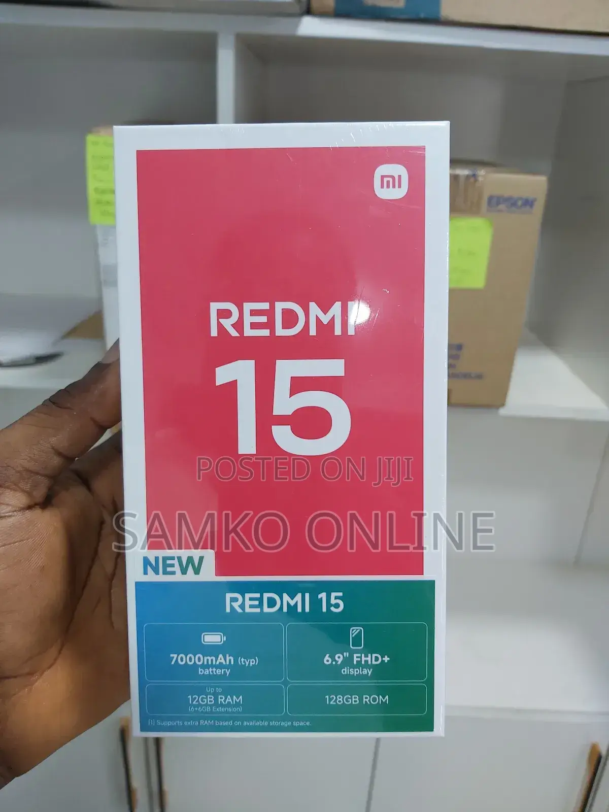 New Xiaomi Redmi 15 128 GB Black