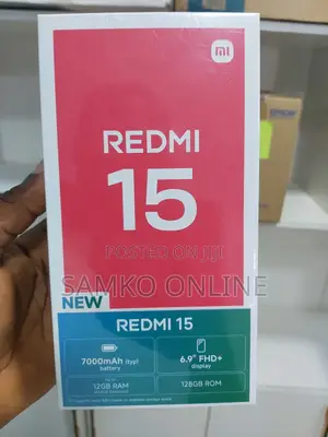 New Xiaomi Redmi 15 128 GB Black