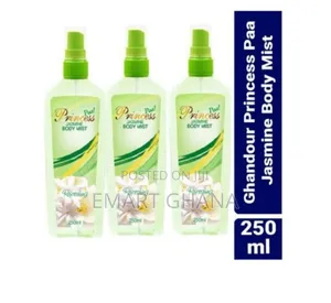 Ghandour Cosmetics Princess Paa Body Mist - Jasmine - 250ml X 3