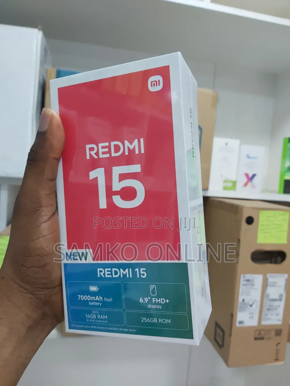 New Xiaomi Redmi 15 256 GB Black
