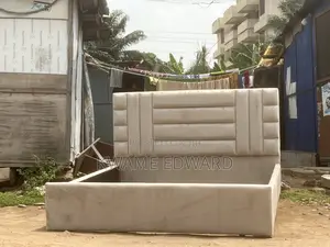 Cream Color Queen Size Bed Frame Available for Pick