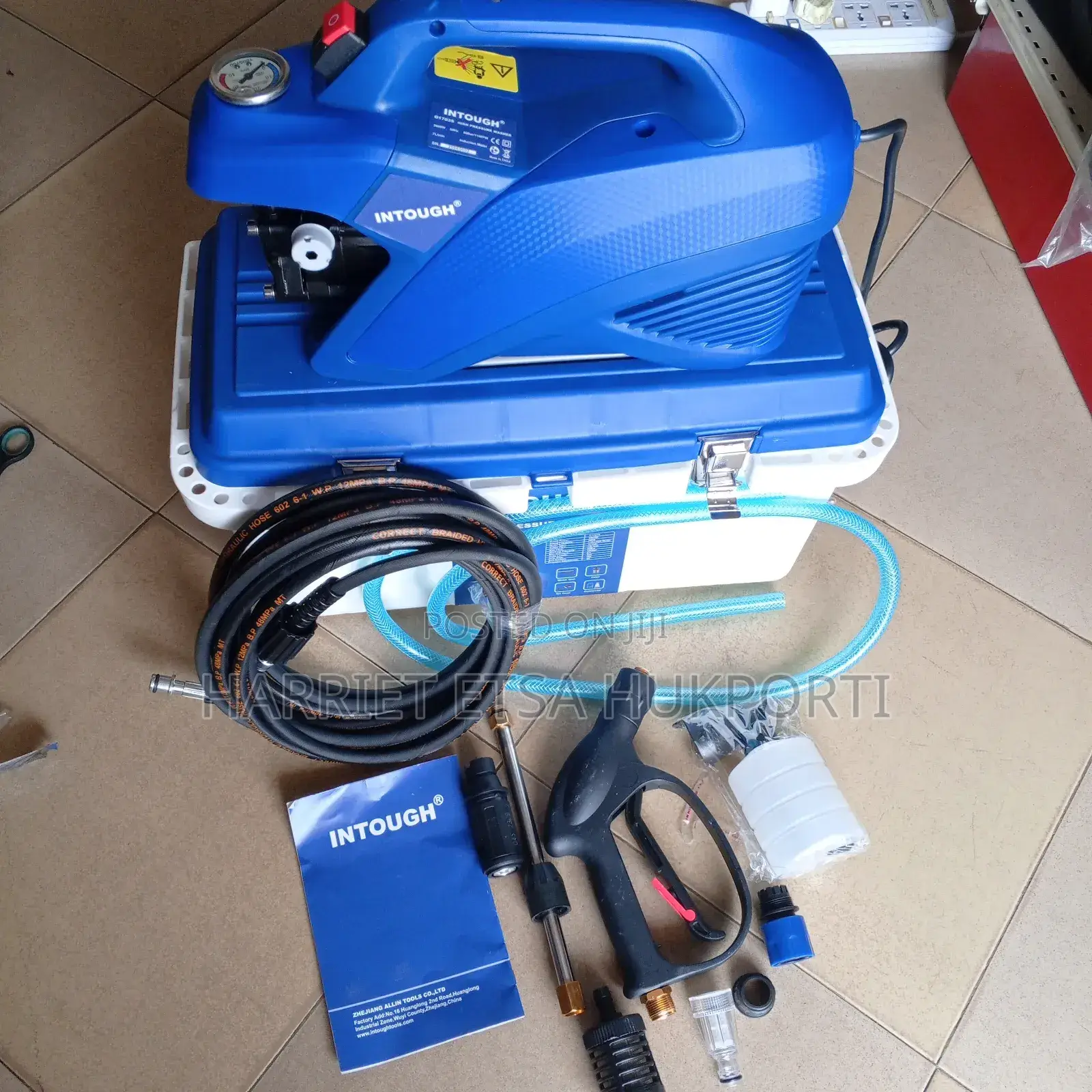 Intough Pressure Washer From Italy (2000w/100/80bar)