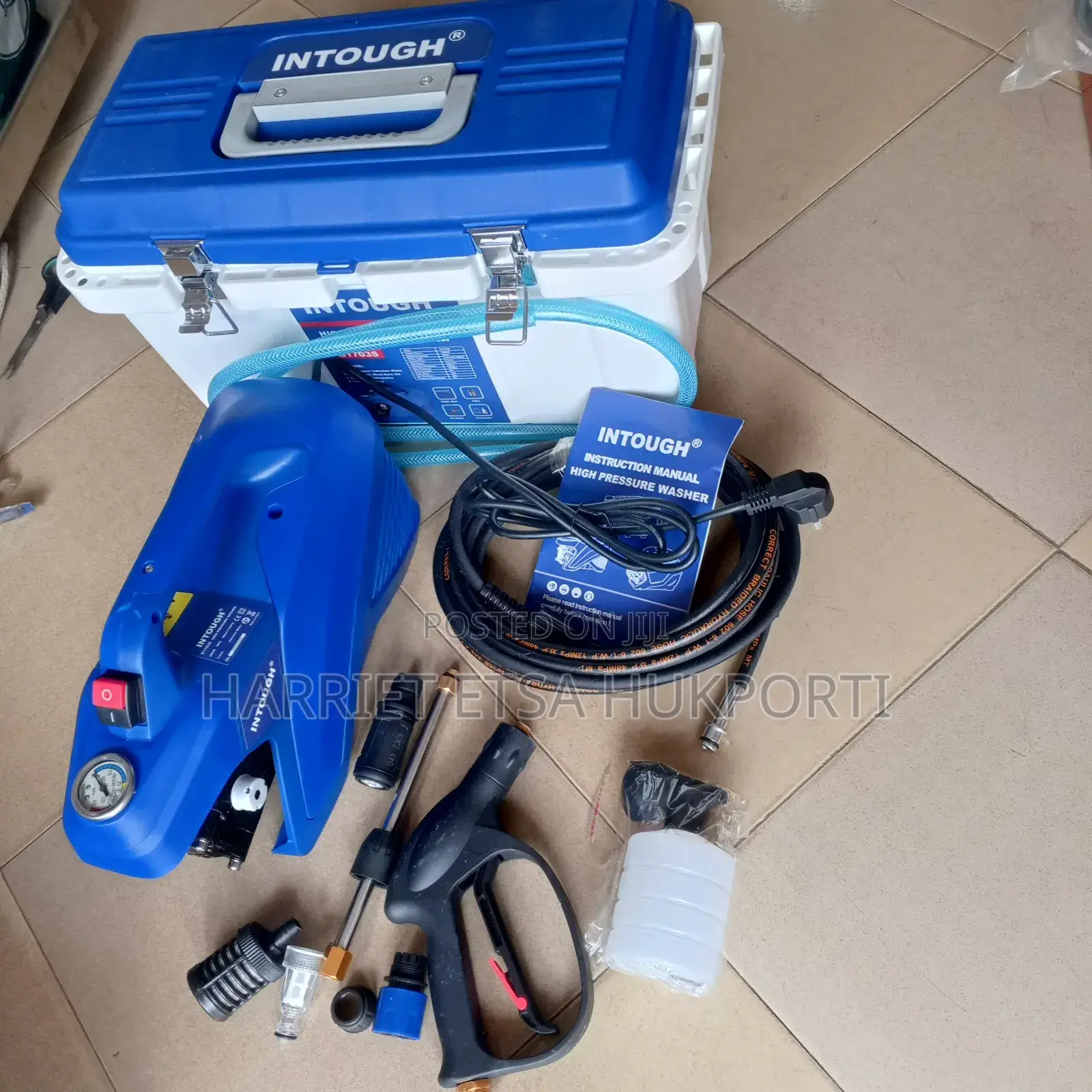 Intough Pressure Washer From Italy (2000w/100/80bar)